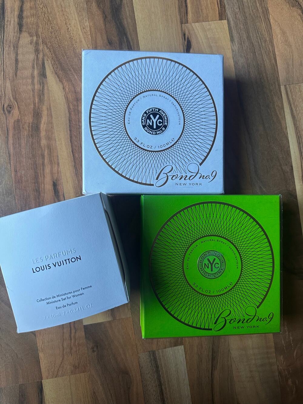(2) Bond No. 9 and (1) Louis Vuitton Perfume Box Bundle *BOXES ONLY!
